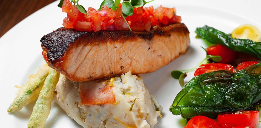 Pan Baked Salmon